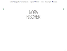 Tablet Screenshot of norafischer.com